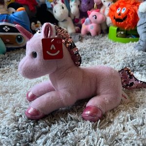 AURORA WORLD, Sequins Collection, Pink Shimmers Unicorn!